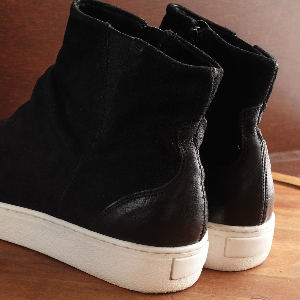 Miz Mooz Sneakers Womens SZ EU 41 US 9.5-10 BLK Lionel Modern Minimalist Shoes - Picture 8 of 15